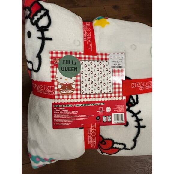 Hello kitty full queen Christmas tree blanket - Picture 1 of 2